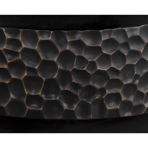 Mersin 59 X 59 inch Black Outdoor Dining Table